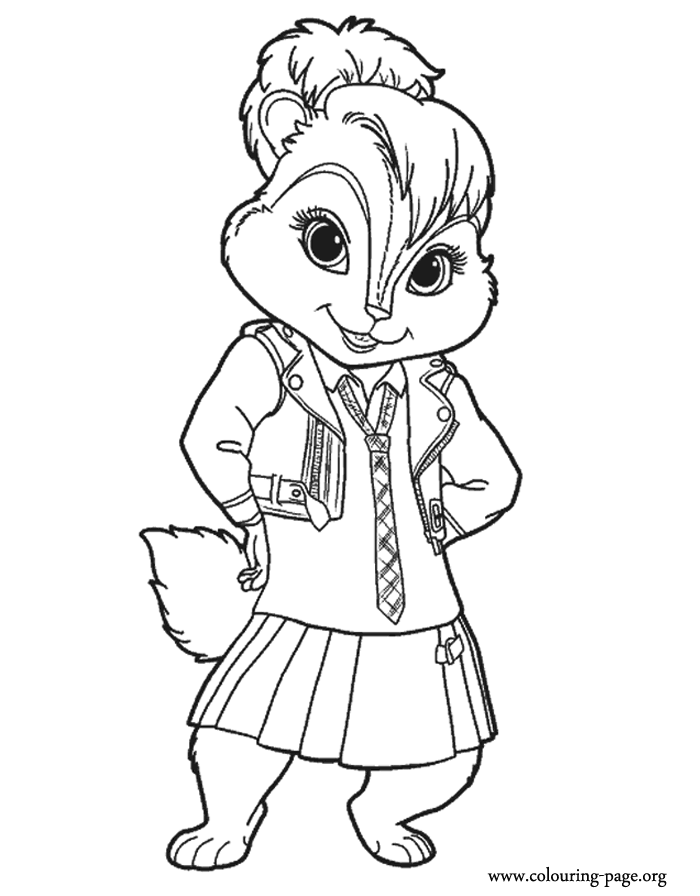 Chipettes Coloring Pages