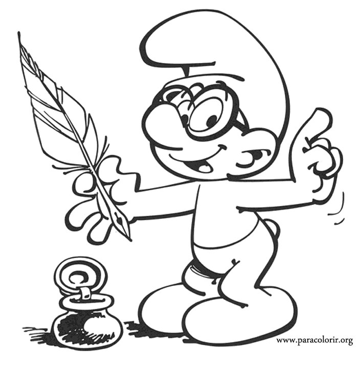 Smurf Printable Coloring Pages - Free Printable Coloring Pages 