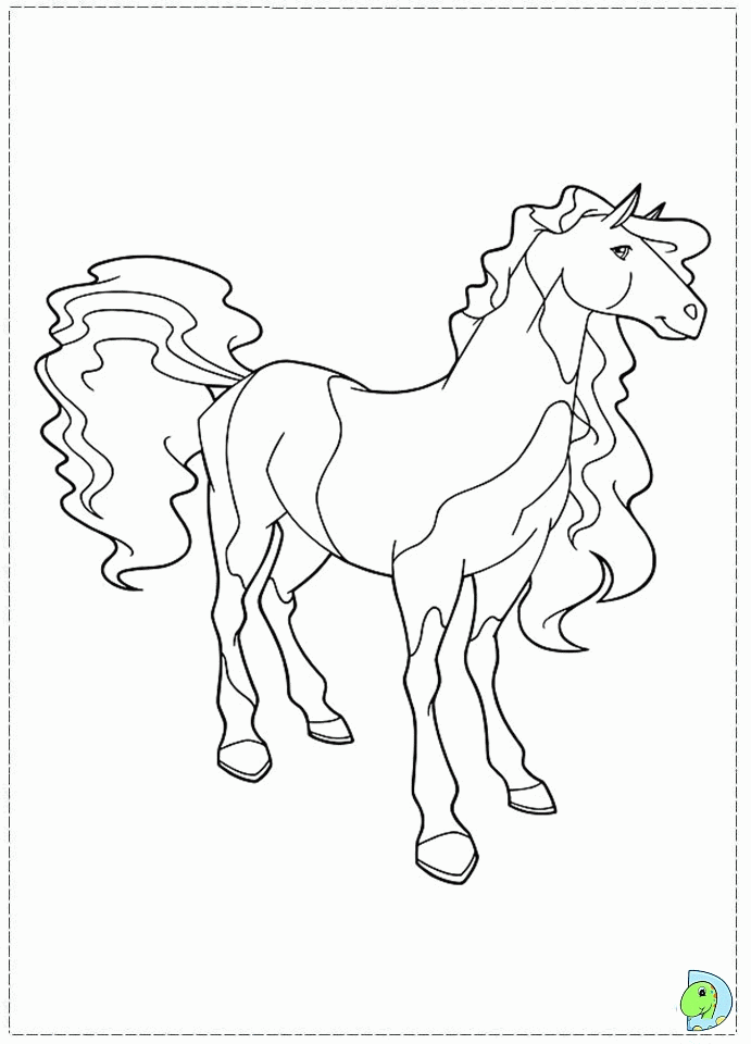 Horseland Coloring page