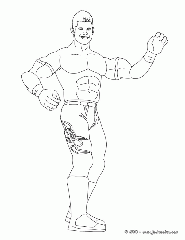 Coloriages De CATCH BATISTA Le Catcheur 98515 Cm Punk Coloring Pages