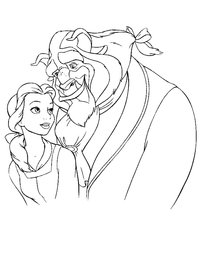 er belle Colouring Pages