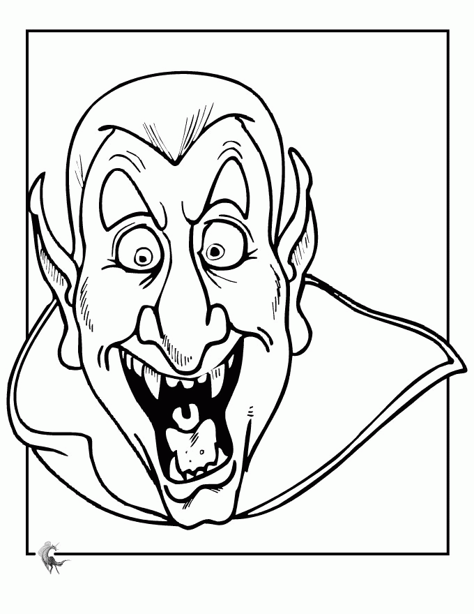 Scary Halloween Coloring Pages Printable Scary Halloween Coloring 