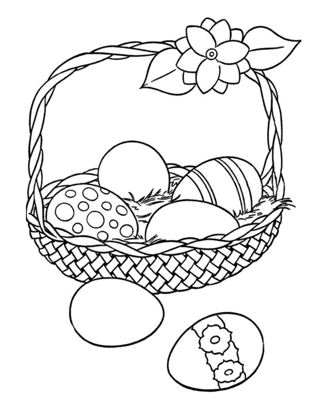 Easter Egg Coloring Pages - BlueBonkers | Free Printable Easter 