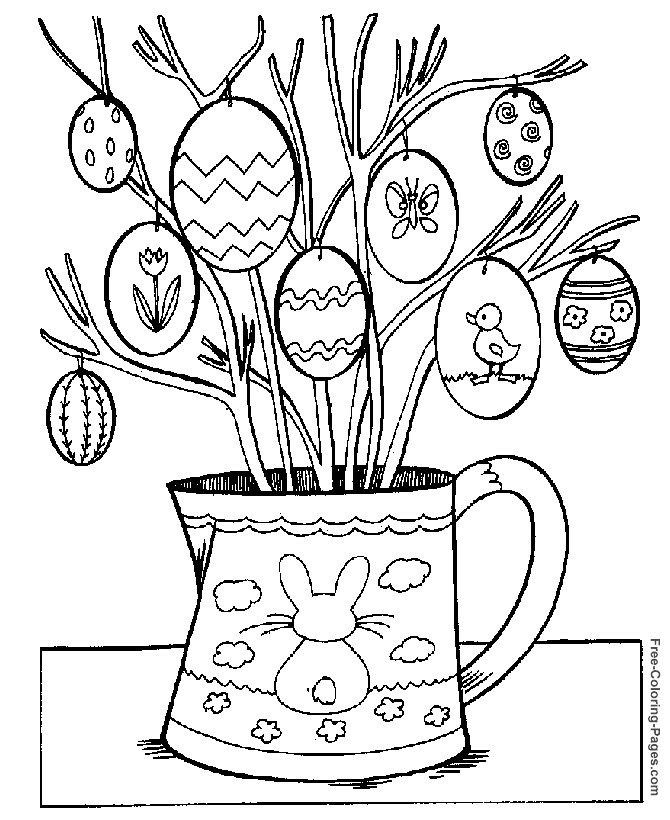 Easter Coloring Pictures For Kids | Free coloring pages