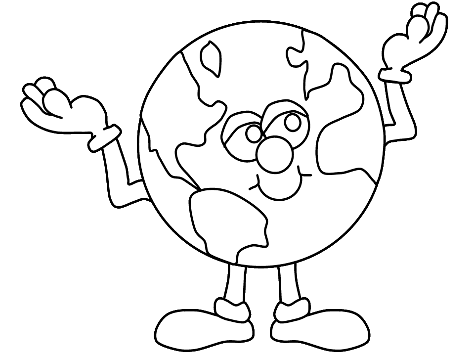 earth day coloring sheet | Coloring Picture HD For Kids | Fransus 