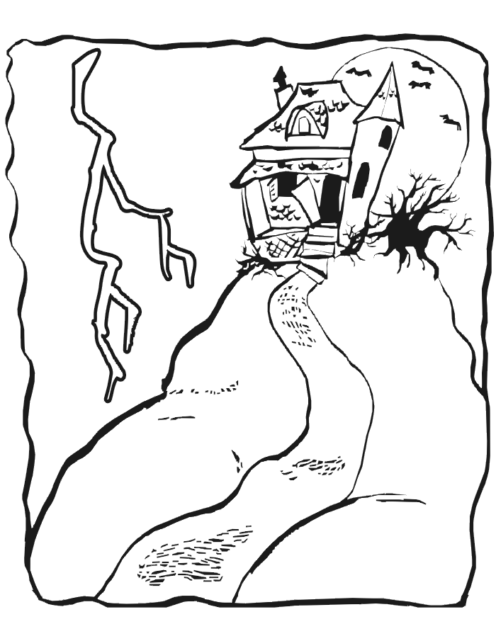Mansion Coloring Pages