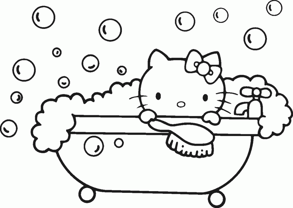 Hello Kitty Coloring Pages To Print - Free Coloring Pages For 