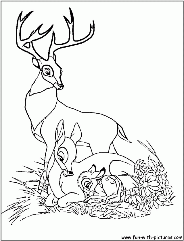 Disney Bambi Coloring Pages Print 276066 Bambi Coloring Pages