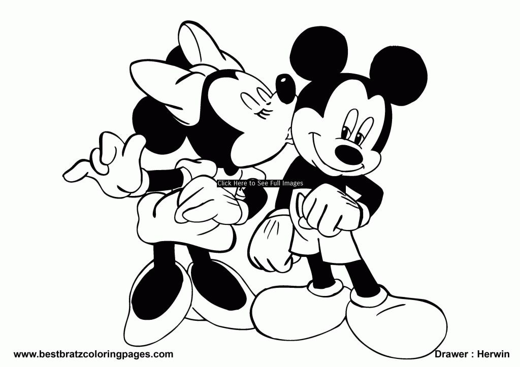 Minnie Mouse Coloring Page - Free Coloring Pages For KidsFree 
