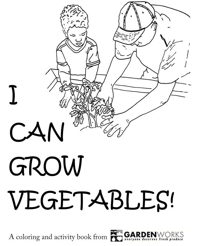 Vegetable Coloring Pages