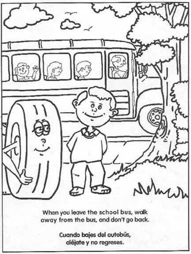 Inspirational School Bus Safety Coloring Pages Imagixs | Laptopezine.