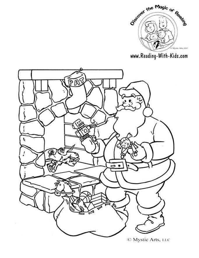 Santa-claus-coloring-8 | Free Coloring Page Site