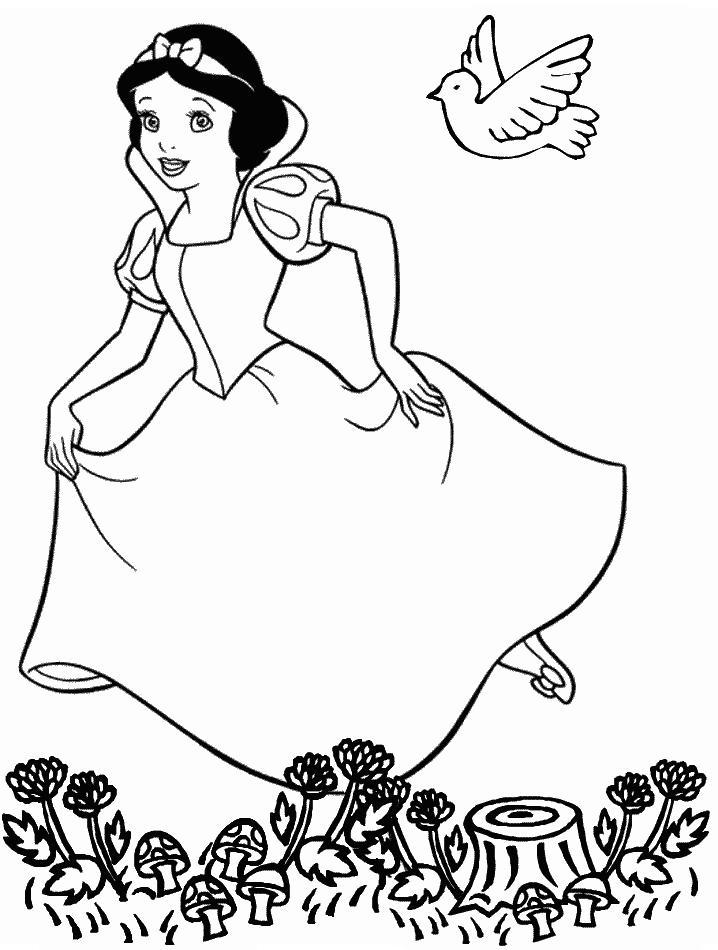 printable snow white coloring pages | Maria Lombardic