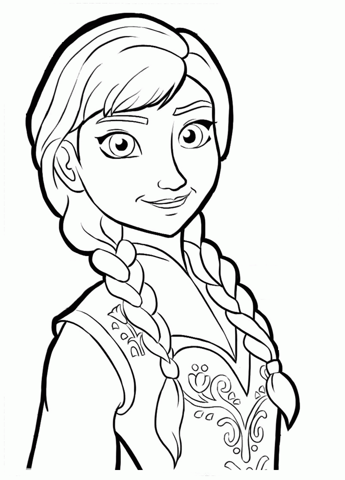 Frozen A4 Colouring Pages