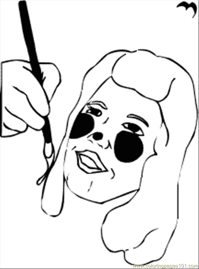 Coloring Pages Face Painting (Other > Painting) - free printable 