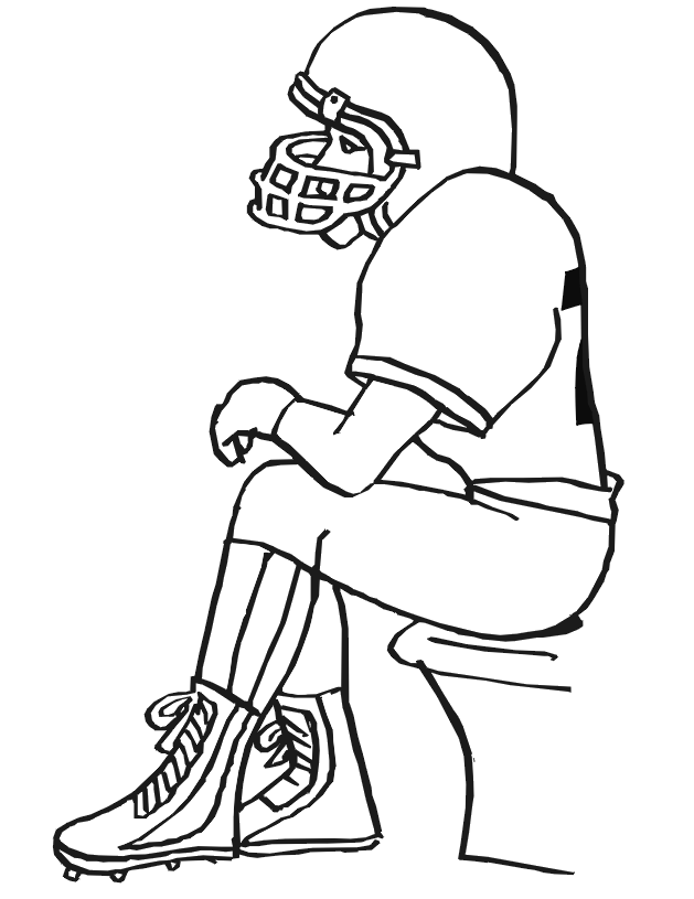 Design A Football Helmet Coloring Page For Kids