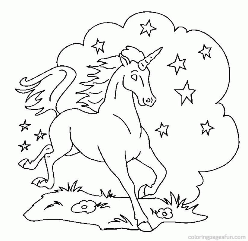 Unicorn Coloring Pages 14 | Free Printable Coloring Pages 