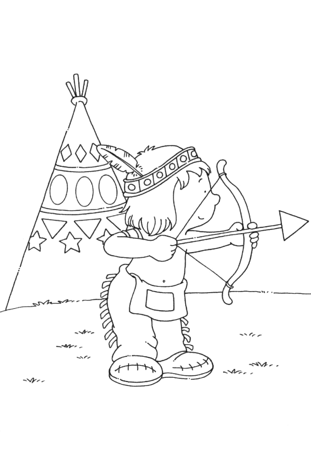 Amazing Coloring Pages: Indians coloring pages