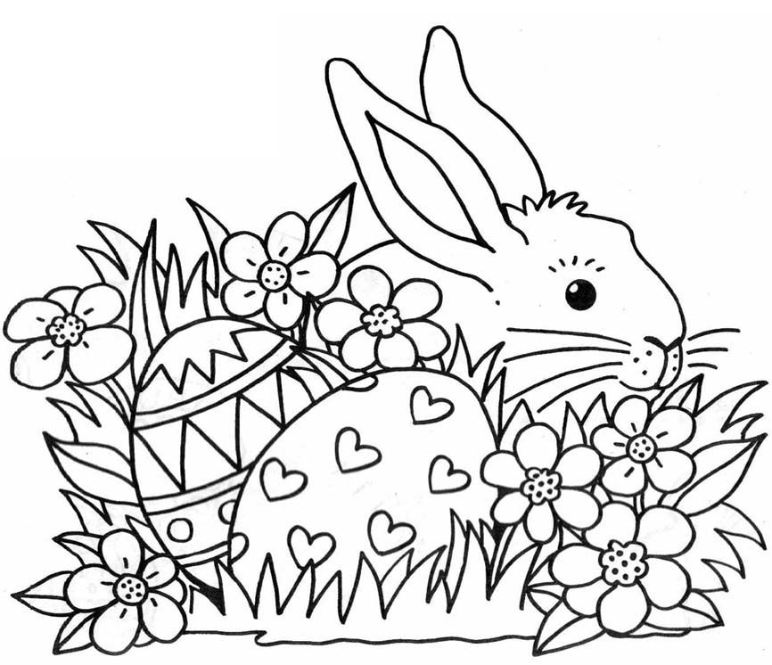 Easter Pictures To Colour
