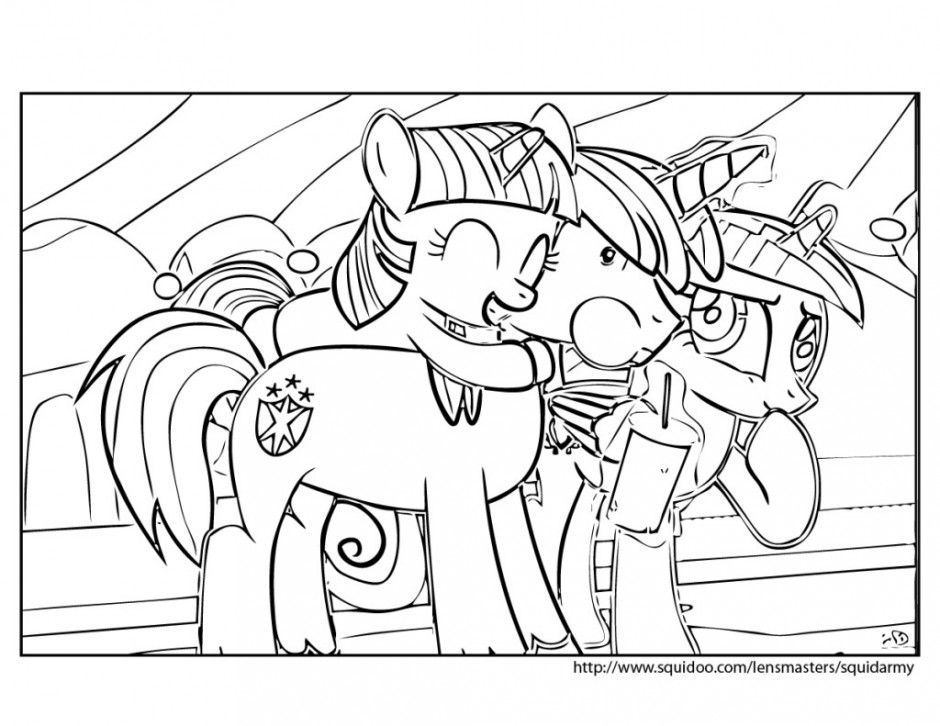 Little Pony Coloring Pages Printable My Little Pony Friendship Is 