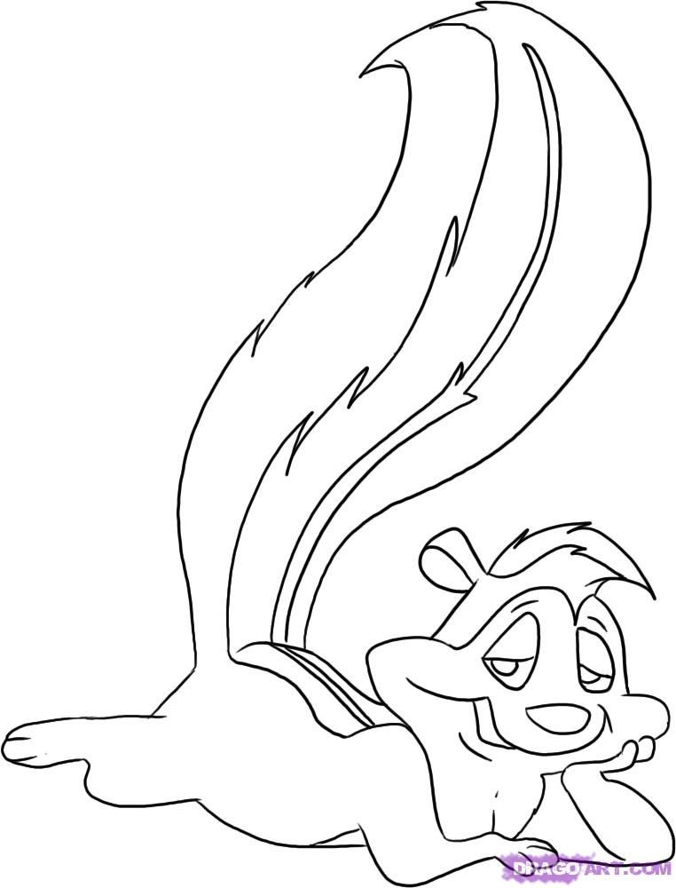 pepe le pew Colouring Pages (page 3)