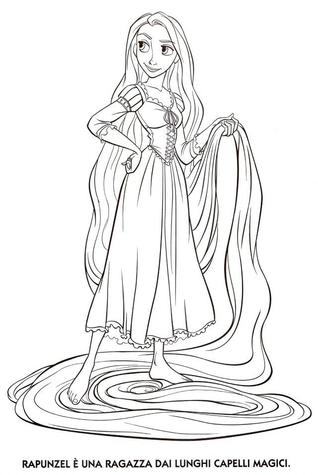 Rapunzel Coloring Free Coloring Pages 288807 Rapunzel Coloring 