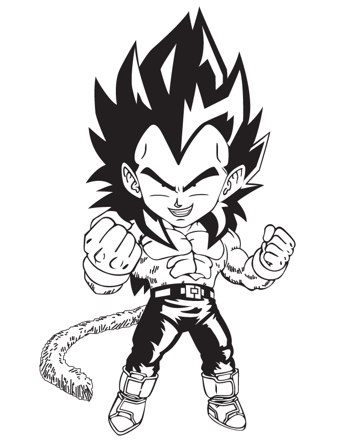 Dragon Ball Z Online Coloring Page | HM Coloring Pages