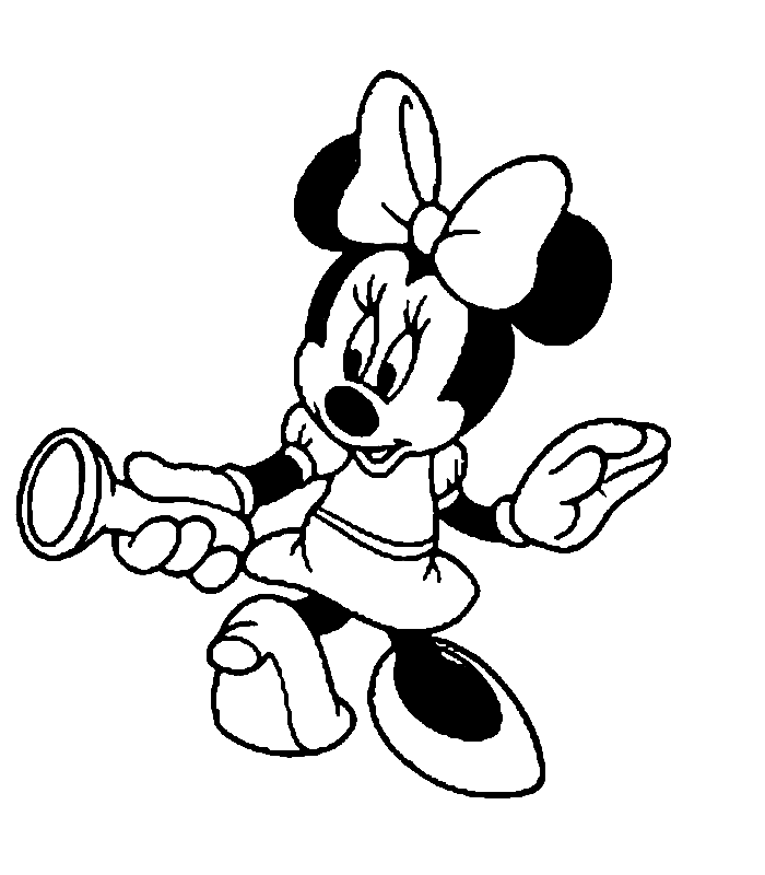 Minnie mouse Coloring Pages