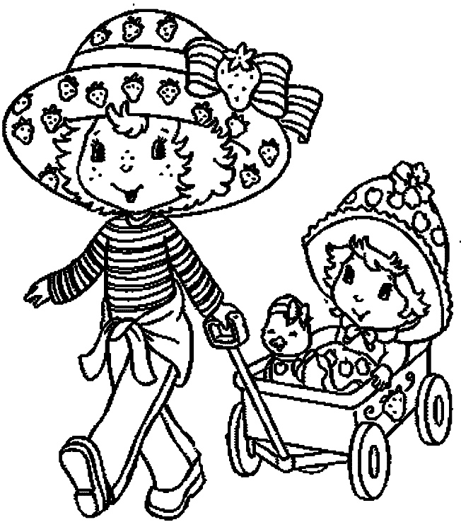 Strawberry Shortcake Coloring Pages Free 14 | Free Printable 