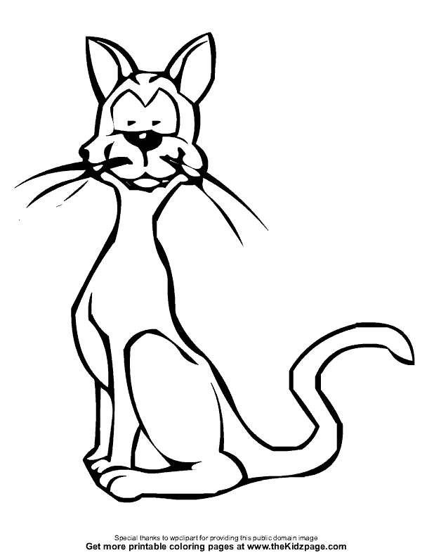 cartoon cats Colouring Pages (page 2)