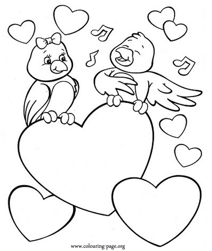 Valentines day coloring pictures : Coloring Kids – Free Printable 