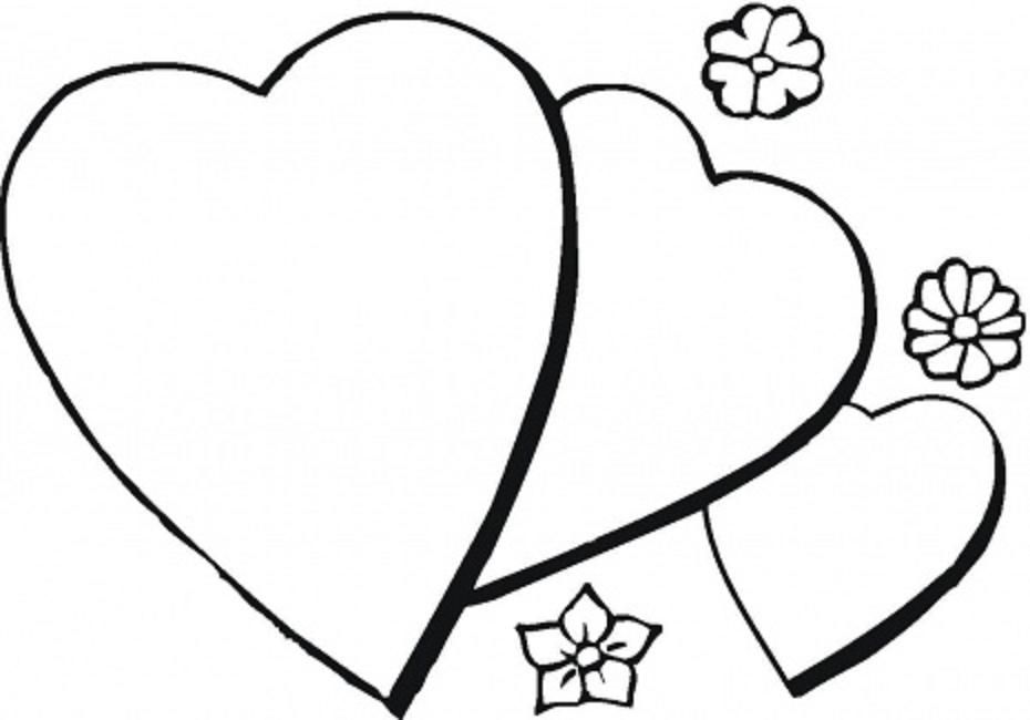 Pix For > Printable Hearts To Color