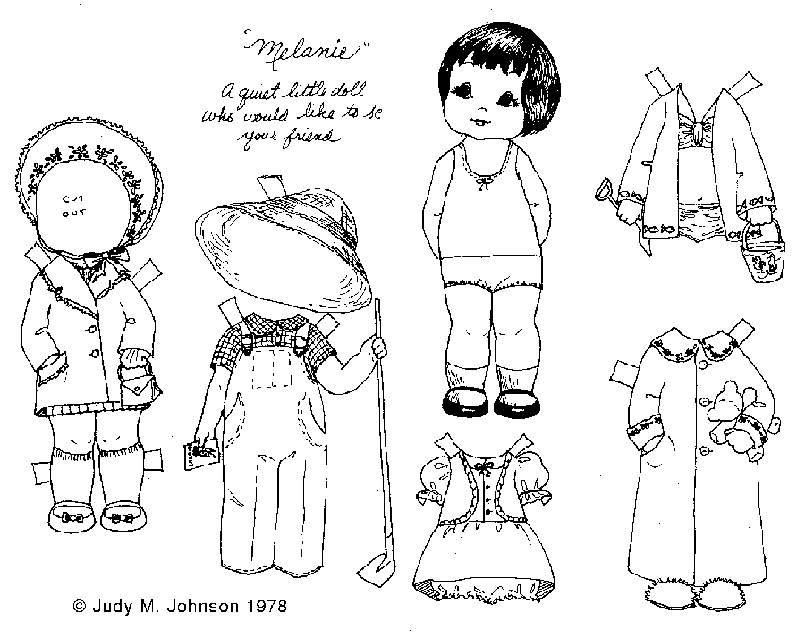 Printable paper doll to color Wag's Motorcycle Repair & Detailing