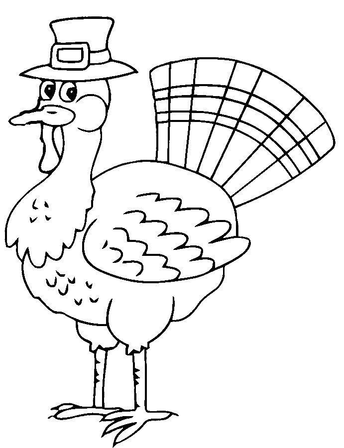 Thanksgiving turkey coloring ~ Child Coloring