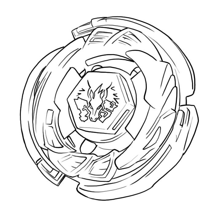 Beyblade Coloring Pages and Book | UniqueColoringPages
