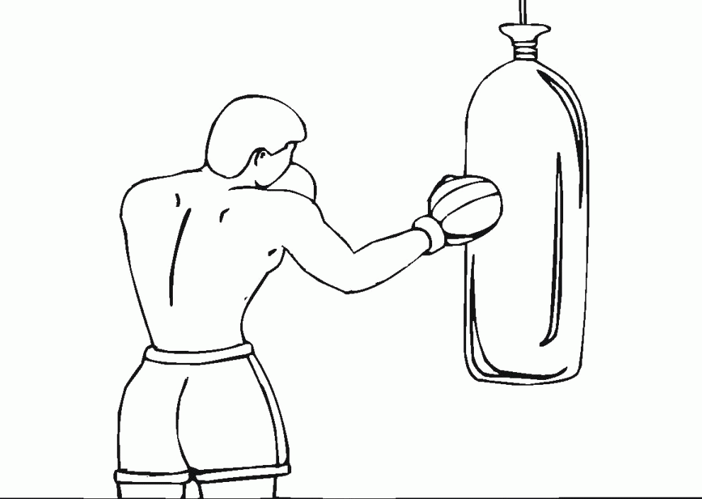 Boxing Day : The Champions Boxer Coloring Pages, The Boxer Joe 