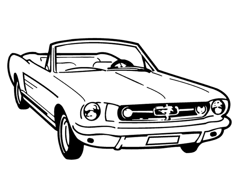 mustang car coloring pages ready bring you racing quickly if fill 