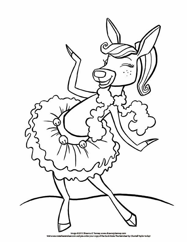 Shawna JC Tenney: Rosie The Reindeer on Presale and a Coloring Page!