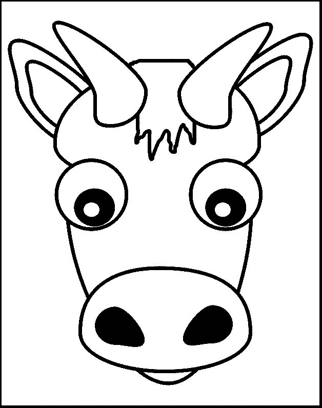 Cow Coloring Pages - Coloringpages1001.
