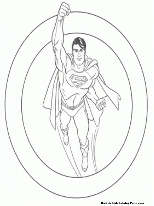 Superman Coloring Pages Free Kids Viewing Gallery For Superman 