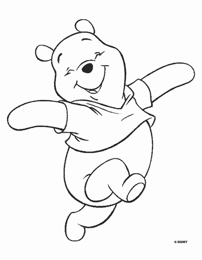 Winnie The Pooh Bear | Disney Coloring Pages