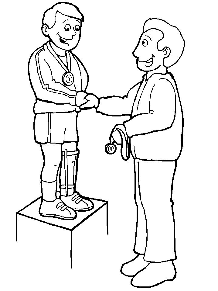 Printable Disabilities 15 People Coloring Pages