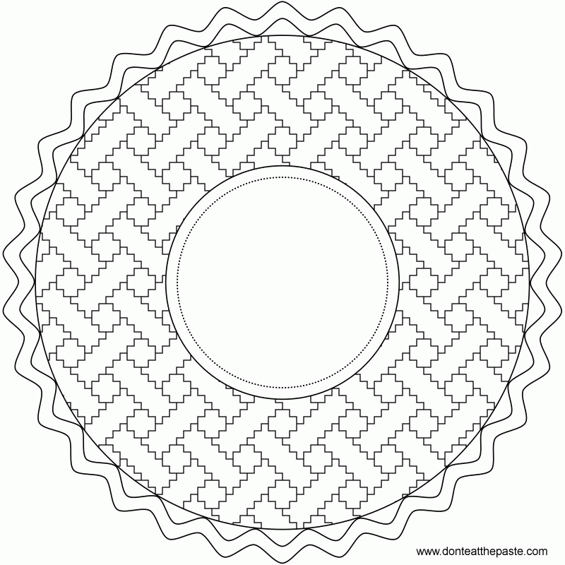 Don't Eat the Paste: Happy Pi Day! Coloring page