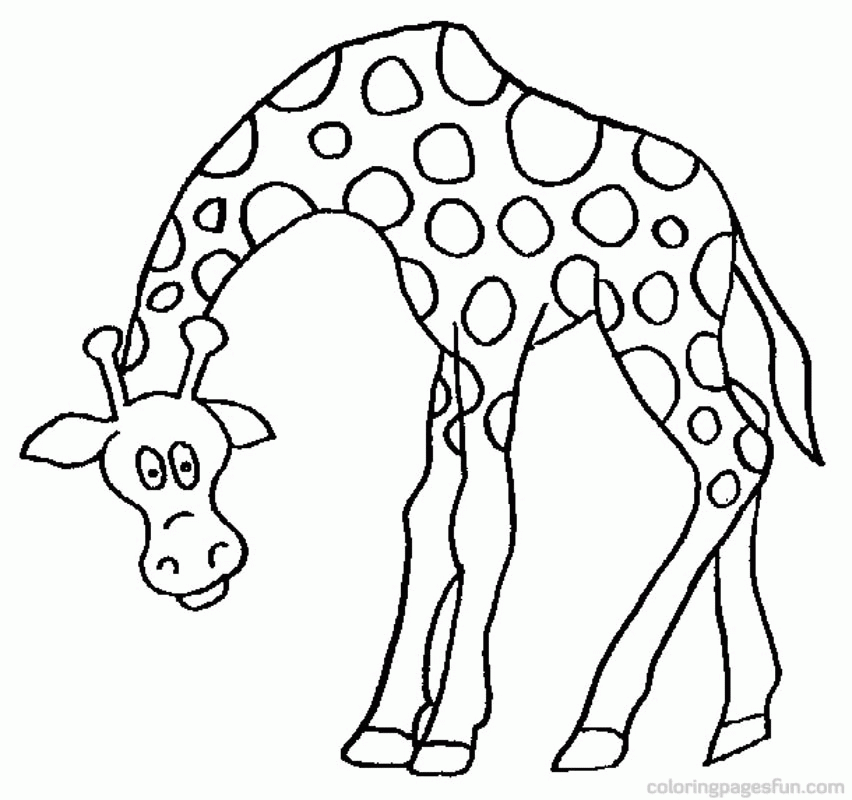 giraffe coloring sheet | Online Coloring Pages