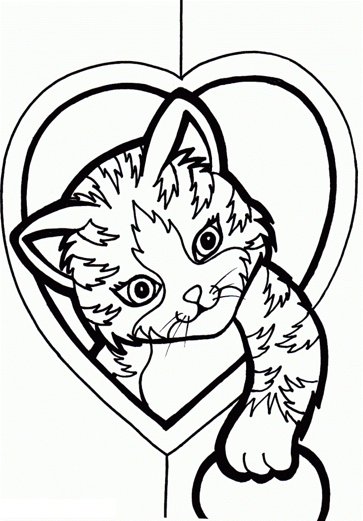 Heart Coloring Pages for Kids- Free Printable Coloring Sheets