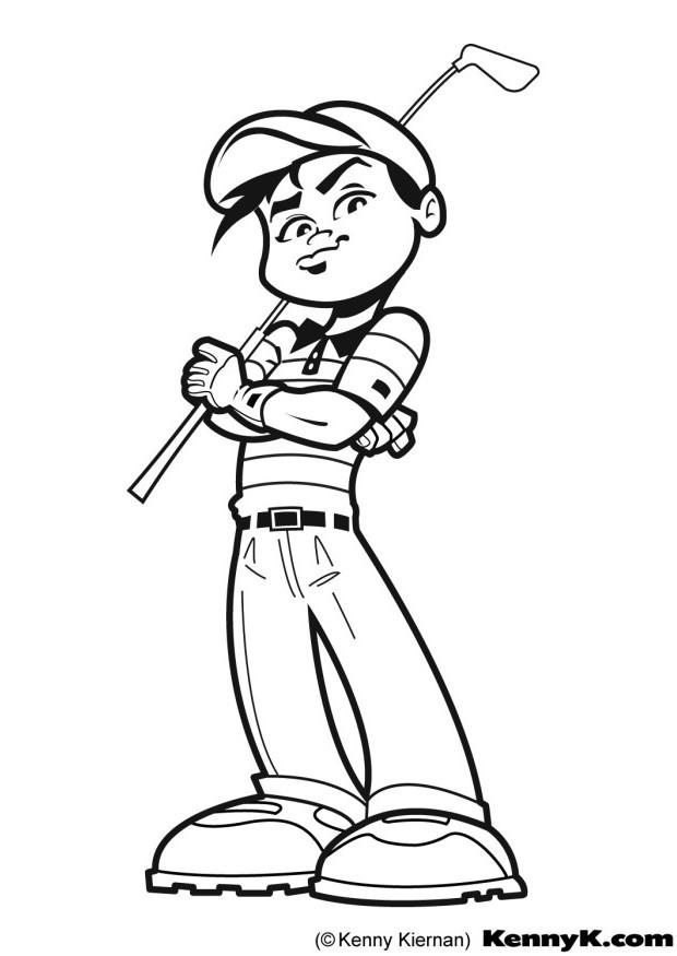 Golf coloring pages 2 / Golf / Kids printables coloring pages