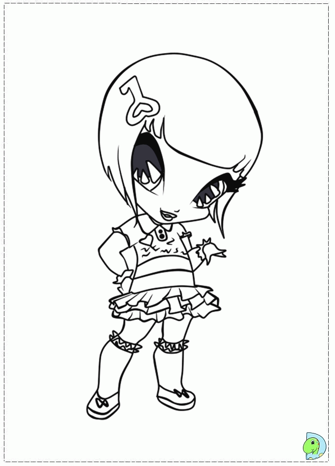 Pop pixie Tune Colouring Pages (page 2)