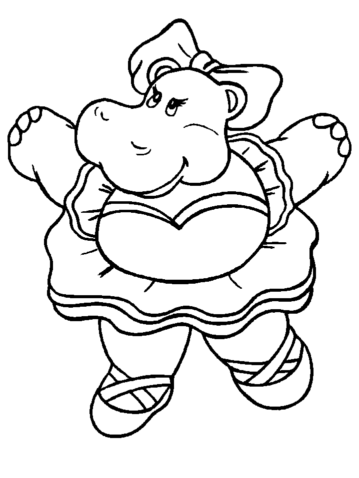 Hippo Coloring Pages | ColoringMates.