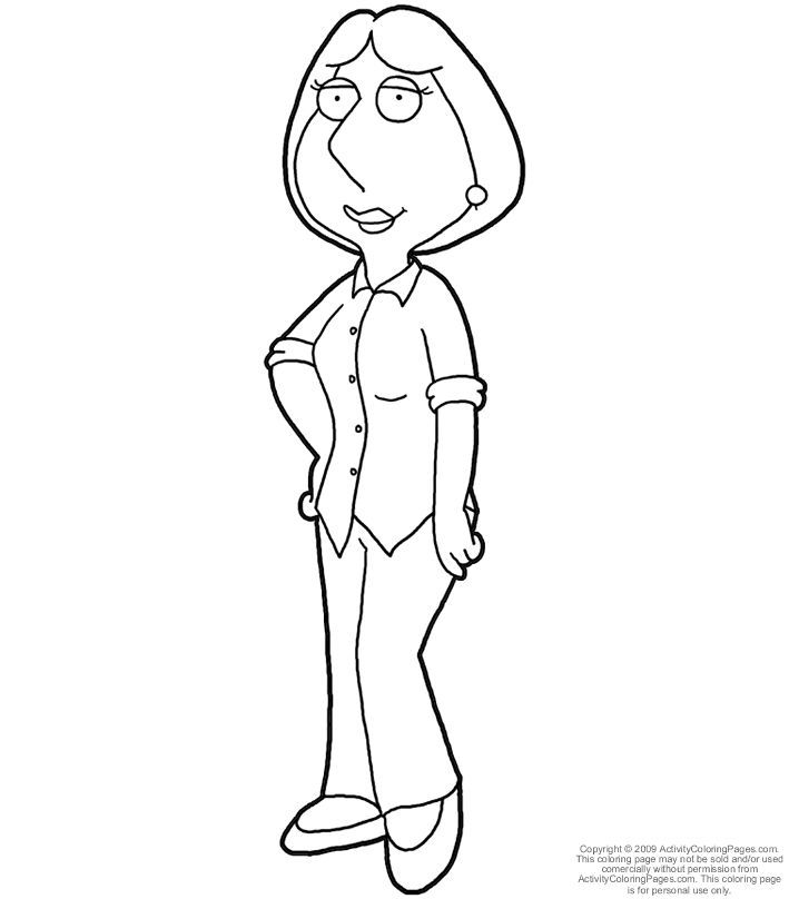 Family guy chris Colouring Pages