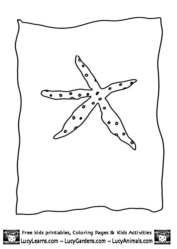 Simple Coral Reef Coloring Pages